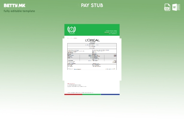 модерен стил Шаблон на компанијата за дистрибуција на козметички производи Франц